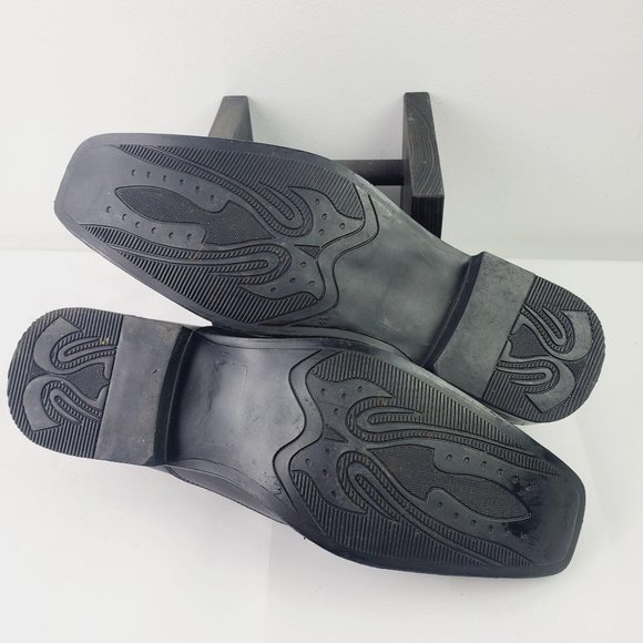 Danesi Collections Men's Black Leather Crucifix Loafers Sz 10.5 MUST SEE! - Picture 12 of 12